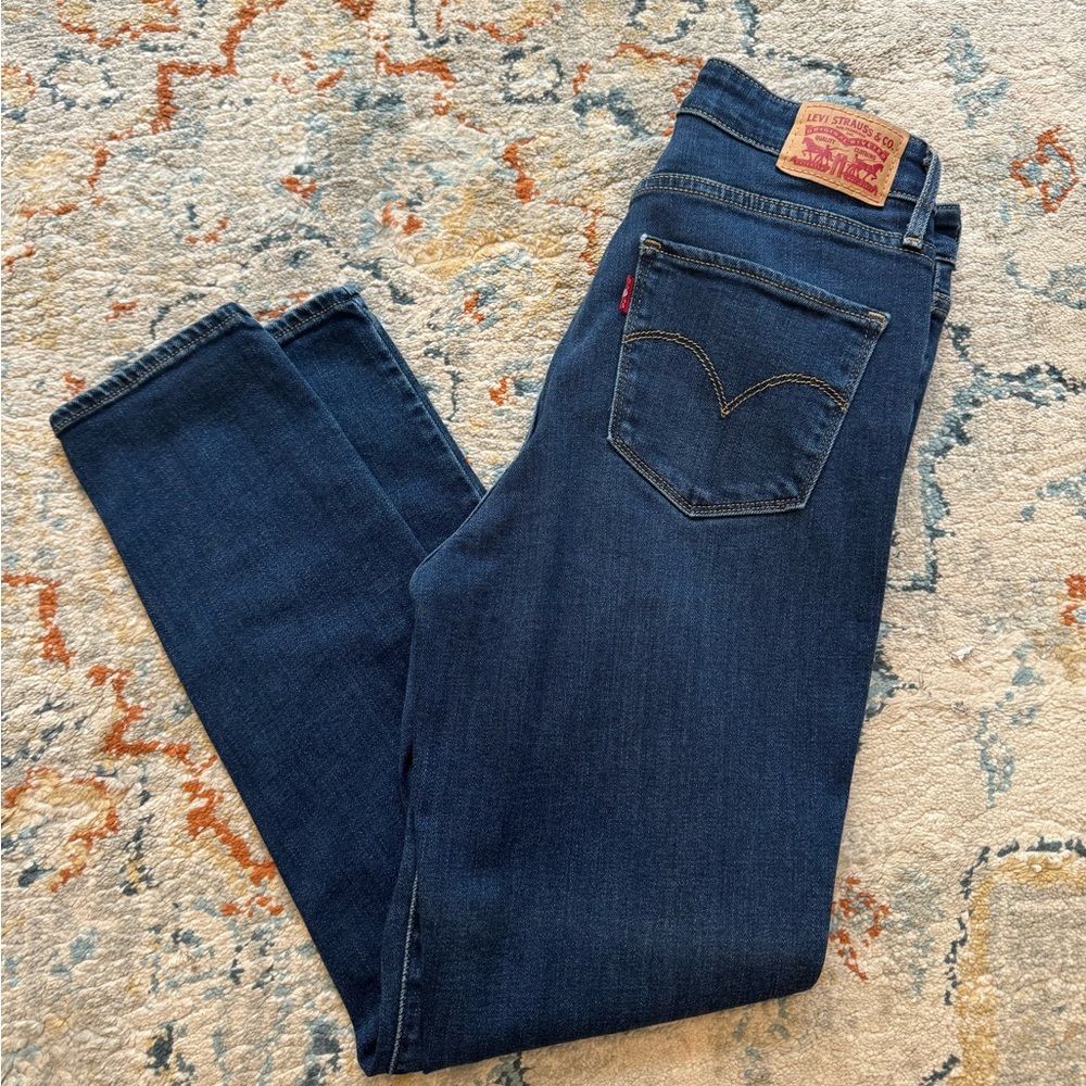 Levi's Indigo High Rise Skinny Jeans